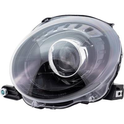 Rareelectrical - New Headlight Compatible With 2012-2019 Fiat 500 1.4L I4 Left Driver Side Halogen Repf103602q 160Hp