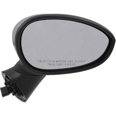 Rareelectrical - New Side Mirror Compatible With 2012-2018 Fiat 500 1.4L I4 Right Passenger Side 160Hp Replaces