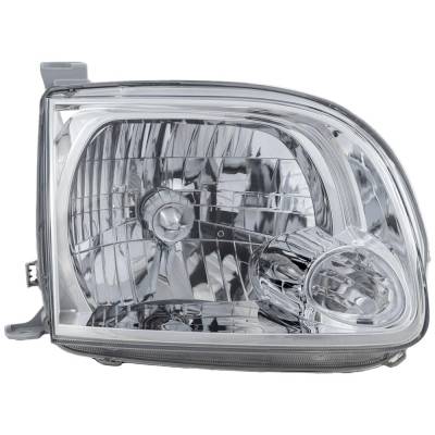 Rareelectrical - Headlight Compatible With 2005-2006 Toyota Tundra 3.4L 4.7L V6 Right Passenger Side Halogen T100145