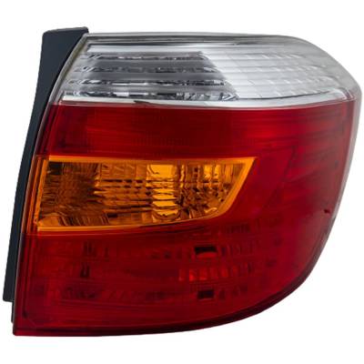Rareelectrical - Tail Light Compatible With 2008-2010 Toyota Highlander 2.7L 3.5L I4 Right Passenger Side 270Hp