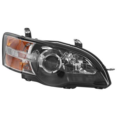 Rareelectrical - Headlight Compatible With 2005-2007 Subaru Legacy Outback 2.5L 3.0L I4 Ej253 Ej255 Ez30d Right