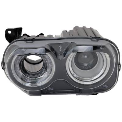 Rareelectrical - Headlight Compatible With 2015-2023 Dodge Challenger 3.6L 5.7L V6 Left Driver Side 375Hp Replaces