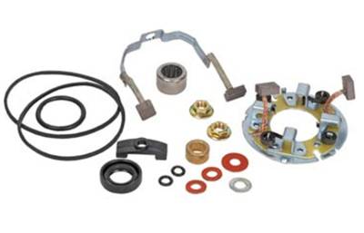 Rareelectrical - New Starter Rebuild Kit Compatible With 1985-1989 Suzuki Street Motorcycle Applications Brushes