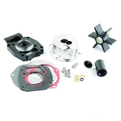 Rareelectrical - Water Pump Kit Compatible With 1989-2001 Mercury 4 Cyl Looper 100 115 Hp 3.375 3.500 Bore 2-Stroke