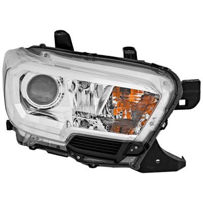 Rareelectrical - Headlight Compatible With 2019-2023 Toyota Tacoma 2.7L 3.5L I4 Right Passenger Side Halogen