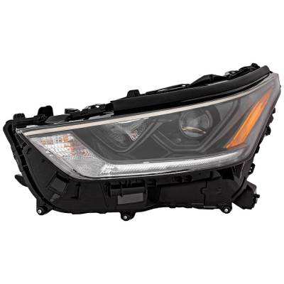 RAREELECTRICAL - Headlight Compatible With 2021-2023 Toyota Highlander 3.5L 2.5L V6 A25a-Fxs Left Driver Side Led