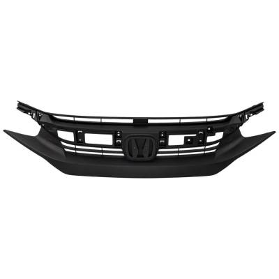 Rareelectrical - New Stainless Steel Grille Assembly Compatible With Honda Civic Ex 4 Cyl 2.0L Civic Se 4 Cyl 2.0L