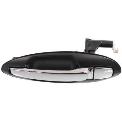 Rareelectrical - Rear Driver Side Exterior Door Handle Compatible With 2001-2006 Kia Optima Hyundai Sonata Kia
