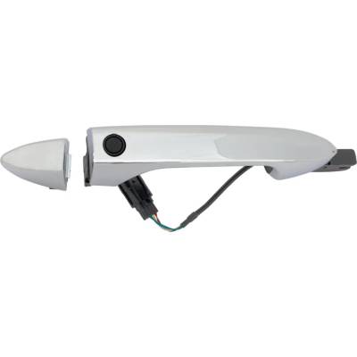 Rareelectrical - Front Passenger Side Exterior Door Handle Compatible With 2013-2021 Honda Pilot Honda Accord Chrome