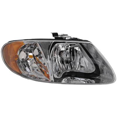 Rareelectrical - New Headlight Compatible With 2001-2007 Dodge Grand Caravan Voyager Town & Country Carava 3.3L 3.8L