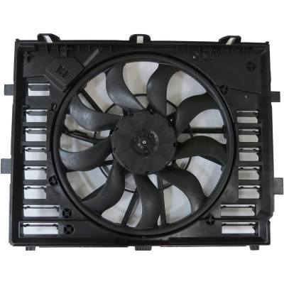 Rareelectrical - New Dual Radiator And Condenser Fan Compatible With Porsche Cayenne Base Diesel Platinum Edition Gts