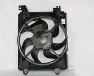 Rareelectrical - New Ac Condenser Fan Assembly Compatible With 2001-2006 Hyundai Elantra 97737-25000 620-812