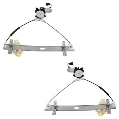 Rareelectrical - Front Left And Front Right Window Regulator Compatible With Acura Tl Base 6 Cyl 3.2L Tl Type-S 6 Cyl