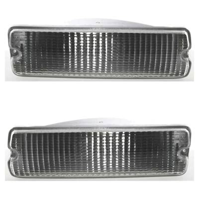 Rareelectrical - New Front Right And Front Left Turn Signal Light Compatible With Dodge D150 Base 8 Cyl 5.9L W350