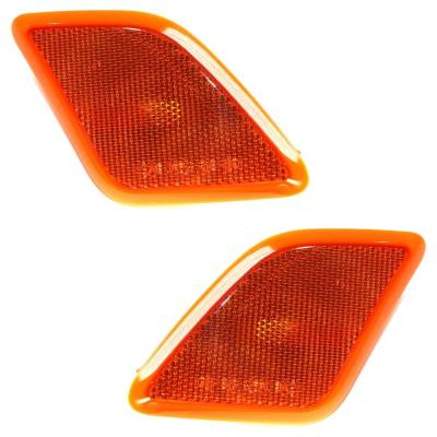 Rareelectrical - New Front Left And Front Right Side Marker Compatible With Mercedes Benz S400 Hybrid S350 Bluetec