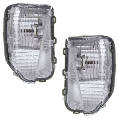Rareelectrical - New Front Left And Front Right Turn Signal Light Compatible With Toyota Prius Plug-In Base 2012-2015