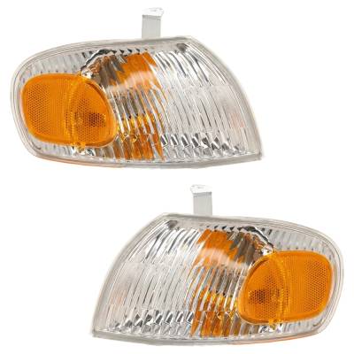 Rareelectrical - Front Left Right Turn Signal Light Pair Compatible With 1998-2002 Chevrolet Prizm Base 1.8L (98-02)