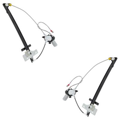 Rareelectrical - New Rear Left And Rear Right Window Regulator Compatible With Honda Cr-V Ex 4 Cyl 2.4L Cr-V Lx 4 Cyl