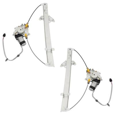 Rareelectrical - New OEM Replacement Rear Left And Rear Right Window Regulator Compatible With Nissan Frontier Desert