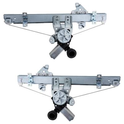 Rareelectrical - New OEM Replacement Front Left And Front Right Window Regulator Compatible With Nissan Maxima