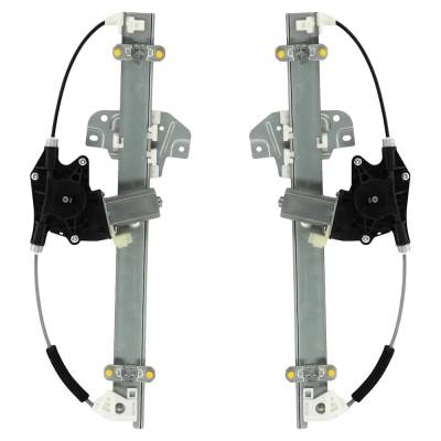 Rareelectrical - New Rear Left And Rear Right Window Regulator Compatible With Hyundai Kia Accent Gsi 4 Cyl 1.6L Rio