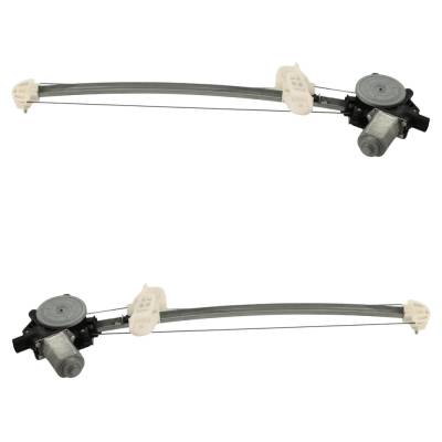 Rareelectrical - New OEM Replacement Rear Left And Rear Right Window Regulator Compatible With Acura Ilx Base 4 Cyl