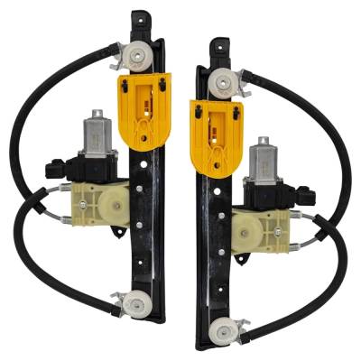 Rareelectrical - New Rear Left And Rear Right Window Regulator Compatible With Jaguar Xf 3.0L Awd Sport 6 Cyl 3.0L Xf