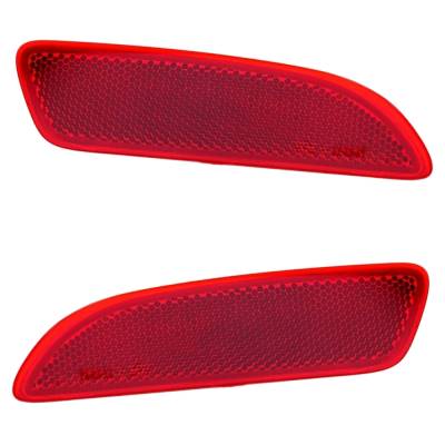 Rareelectrical - Rear Left And Rear Right Bumper Reflector Compatible With Toyota Corolla Cross L 4 Cyl 2.0L Corolla
