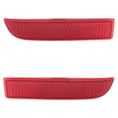 Rareelectrical - Pair Rear Bumper Reflectors Compatible With 2006-2014 Toyota Rav4 Base 2.5L (09-12) Base 3.5L