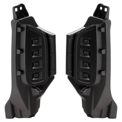 RAREELECTRICAL - New Front Left And Front Right Driving Light Cover Compatible With Toyota Prius V Base 4 Cyl 1.8L