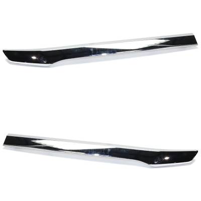 Rareelectrical - New Pair Of Grille Trim Compatible With Honda Pilot Elite 6 Cyl 3.5L Pilot Touring 6 Cyl 3.5L