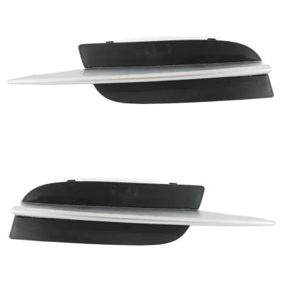 Rareelectrical - New Front Left Outer And Front Right Fog Light Cover Compatible With Honda Civic Dx-G 4 Cyl 1.8L