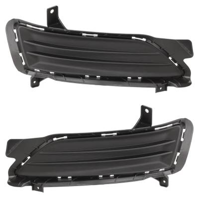 Rareelectrical - New Front Left Upper And Front Right Upper Fog Light Cover Compatible With Hyundai Tucson Limited 4