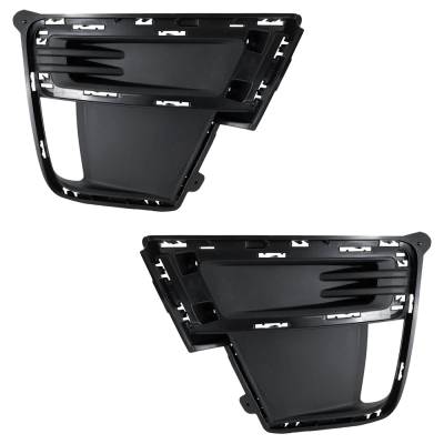 Rareelectrical - New Pair Of Fog Light Cover Compatible With Ford Expedition King Ranch 6 Cyl 3.5L Expedition