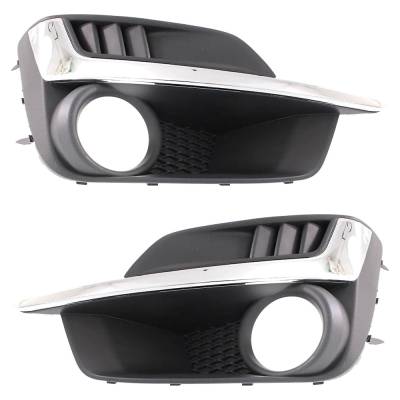 Rareelectrical - New Front Left And Front Right Fog Light Trim Compatible With Subaru Impreza Limited 4 Cyl 2.0L
