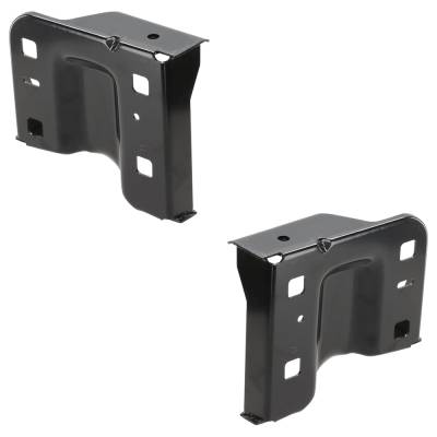 Rareelectrical - New Front Left Inner And Front Right Inner Bumper Bracket Compatible With Chevrolet Gmc Sierra 2500