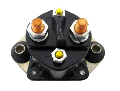 Rareelectrical - 12V Starter Solenoid Compatible With Mercury Marine Outboard 65 75 80 90 100 105 115 125 Isolated