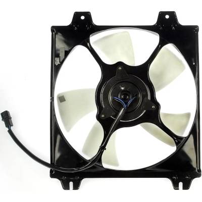 Rareelectrical - New Single Cooling Fan Assembly Compatible With Eagle Mitsubishi Eclipse Spyder Gst 4 Cyl 2.0L