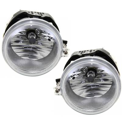 Rareelectrical - New Pair Of Fog Lights Compatible With Chrysler Sebring Base Limited Lx Touring Convertible Sedan