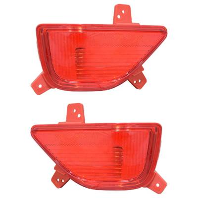 Rareelectrical - Rear Reflector Assembly Right Left Pair Compatible With 2017-2022 Chevrolet Trax Premier 1.4L I4