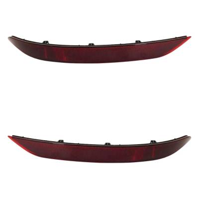 Rareelectrical - Reflector Assembly Right Left Pair Compatible With 2019-2021 Volkswagen Jetta Sel Premium R-Line