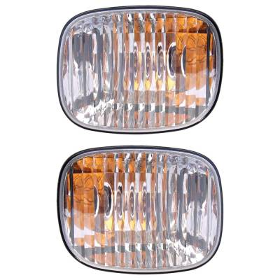 Rareelectrical - New Pair Of Daytime Running Lights Compatible With Buick Chevrolet Pontiac Saturn Terraza Uplander