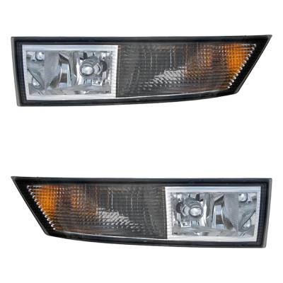Rareelectrical - New Pair Of Daytime Running Lights Compatible With Cadillac Escalade Esv Escalade Ext Escalade