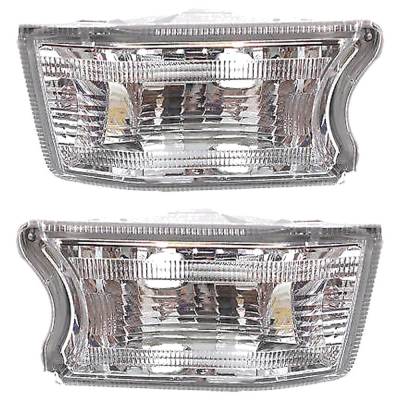 Rareelectrical - Halogen Turn Signal Light Assembly Right Left Pair Compatible With 2010-2013 Toyota 4Runner Trail