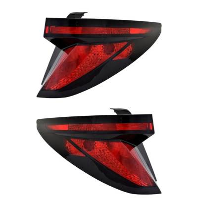 Rareelectrical - New Outer Pair Of Led Tail Lights Compatible With Hyundai Tucson Limited Sport Utility 4 Door 2.5L