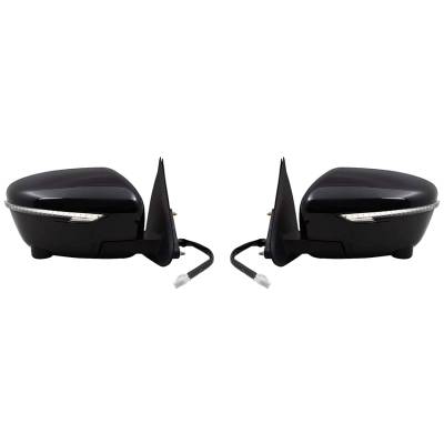 Rareelectrical - New Pair Of Door Mirrors Fits Nissan Juke 2017 963013Ym5a 963023Ym5b With Camera