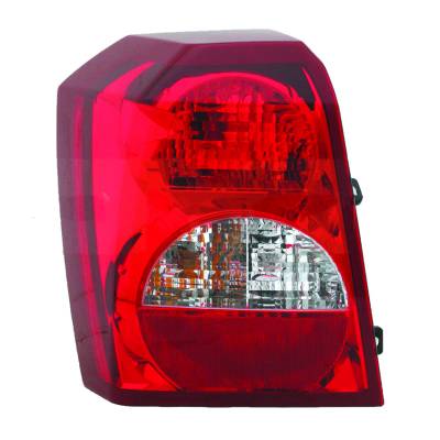 Rareelectrical - Left Driver Tail Light Assembly Compatible With 2007 Dodge Caliber Se Sxt R/T Srt4 1.8L 2.0L 2.4L I4