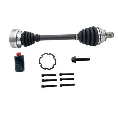 Rareelectrical - New Left Front Axle Assembly Compatible With Volkswagen Golf S 4 Cyl 1.8L Golf Highline 5 Cyl 2.5L