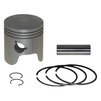 Rareelectrical - Piston Kit Compatible With 1984-1988 Yamaha 40Hp 50Hp 3-Cyl 2-Stroke 2.658" Bore Outboard Motor