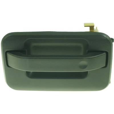 Rareelectrical - Rear Driver Side Exterior Door Handle Compatible With 2004-2022 Ford F-150 Textured Black Without